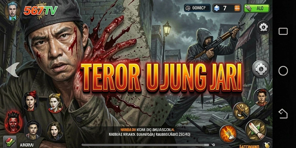 Screenshot gameplay 567TV menampilkan ketegangan dan atmosfer Horror.