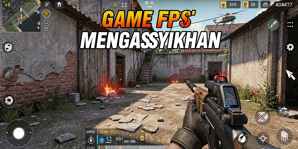 Screenshot gameplay ADAM77 yang mendebarkan dan intens.