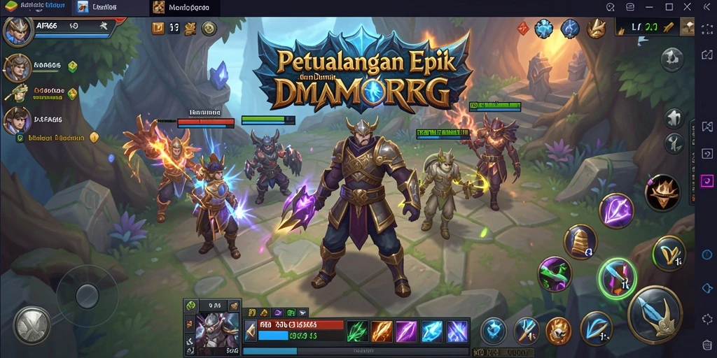 Tampilan gameplay epik dalam AIFA66 yang menampilkan aksi seru.