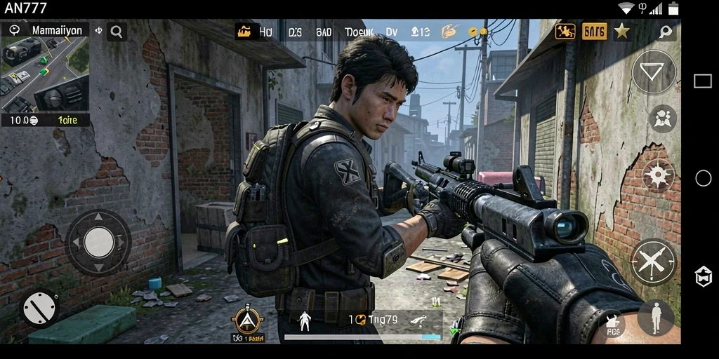 Tampilan aksi gameplay TPS AN777 yang mengesankan dan mendebarkan.