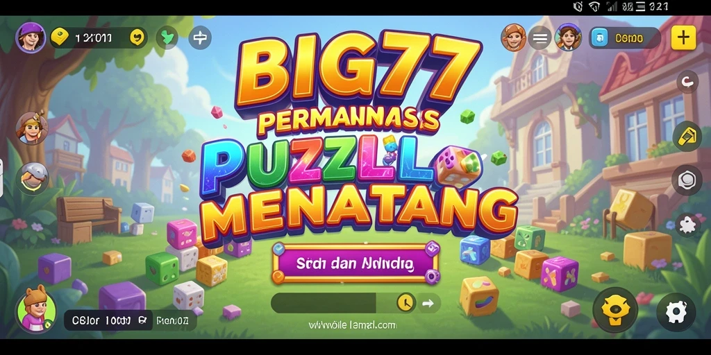 Tampilan gameplay seru BIG77 dengan tantangan puzzle.