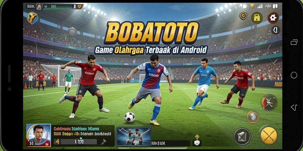 Screenshot BOBATOTO menampilkan aksi seru dalam pertandingan olahraga.