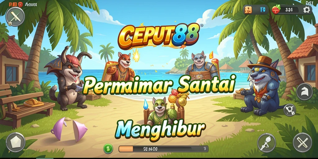 Tampilan gameplay <strong>CEPAT88</strong> yang cerah dan menghibur.