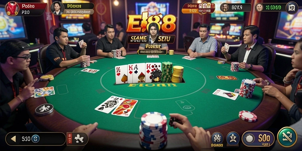 Gameplay E88 yang seru dan menantang di poker.