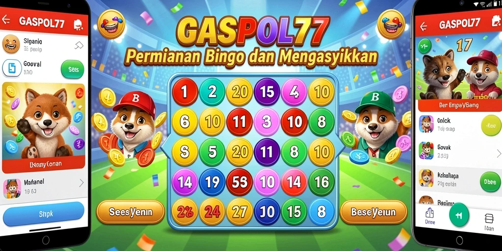 Tampilan gameplay seru dalam aplikasi Bingo GASPOL77.