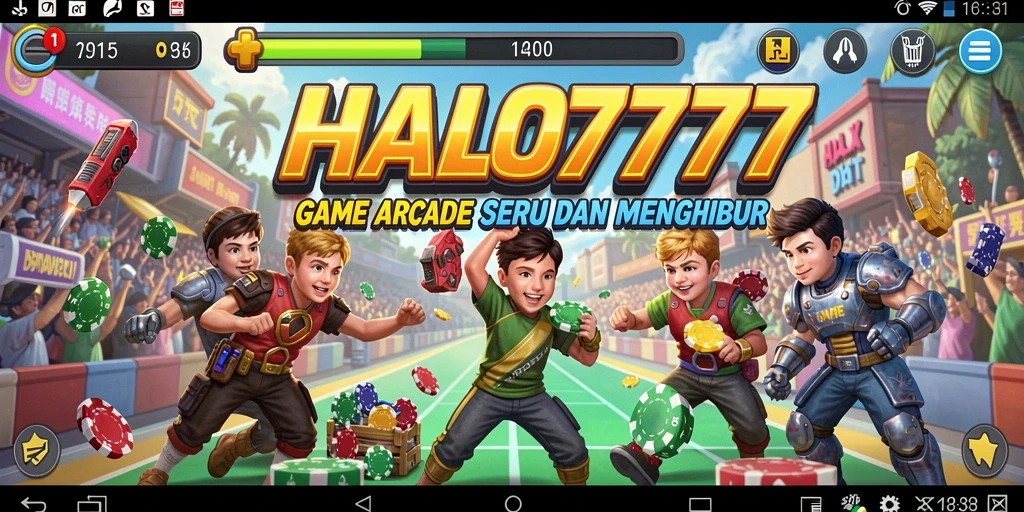 Tangkapan layar gameplay HALO777 yang menampilkan aksi seru dalam permainan Arcade.