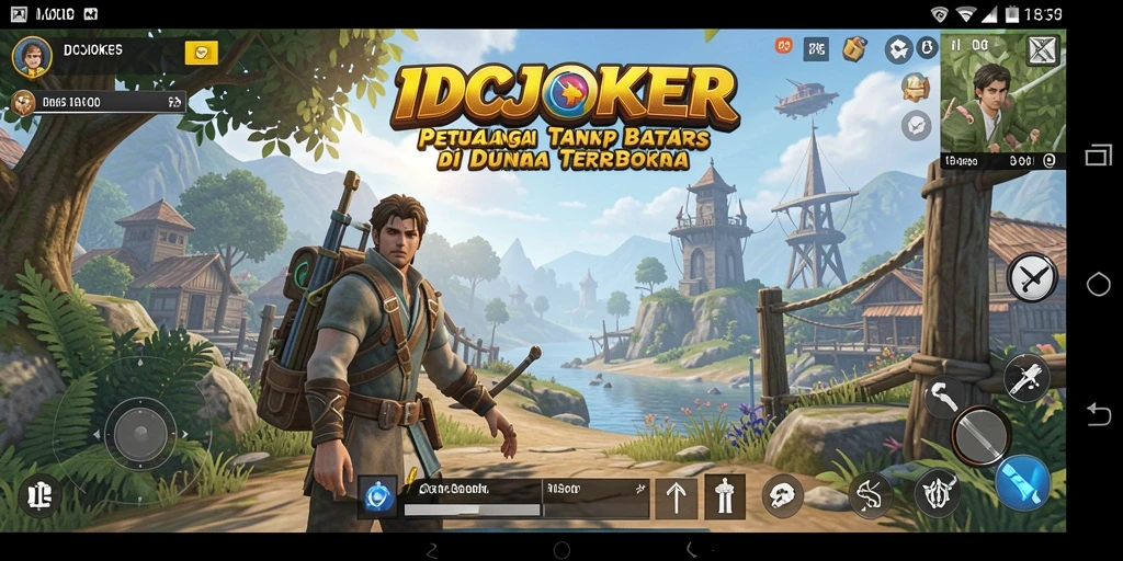 Tampilan gameplay Open World di IDCJOKER yang menakjubkan.