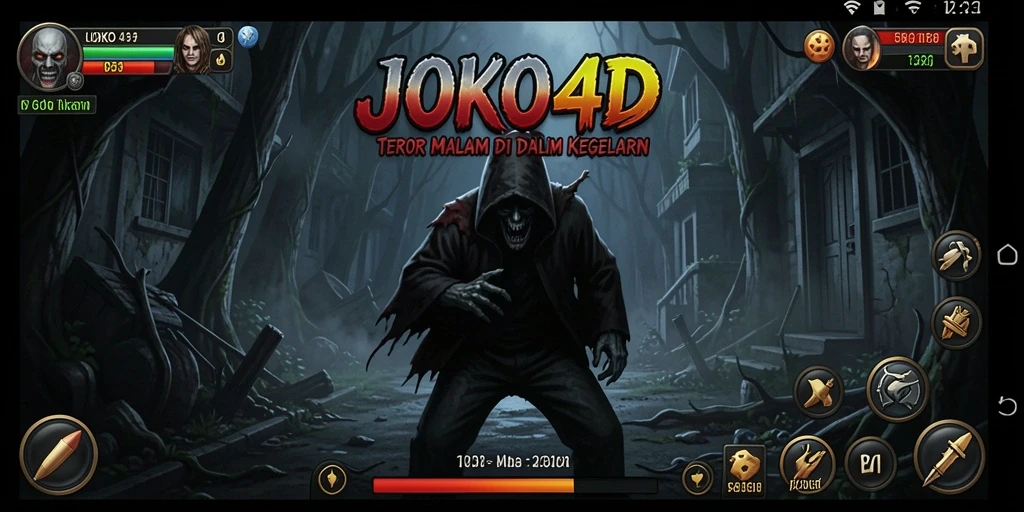 Screenshot JOKO4D menampilkan aksi mendebarkan di lingkungan Horror.
