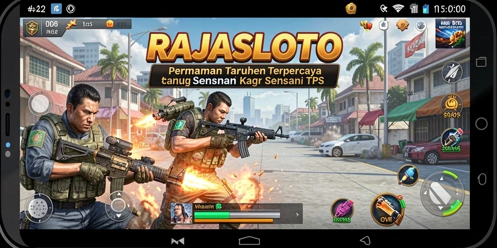 Screenshot gameplay utama dari RAJASLOTO, menampilkan taruhan yang mendebarkan.