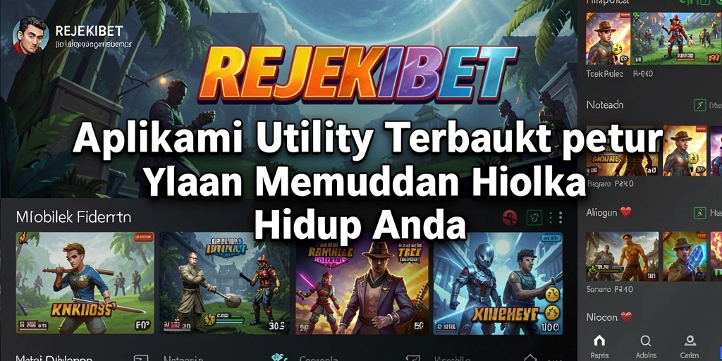 Tampilan antarmuka REJEKIBET yang stylish dan fungsional.