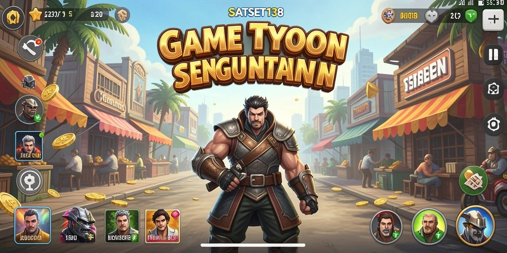 Screenshot game SATSET138 menampilkan suasana seru manajemen Tycoon.