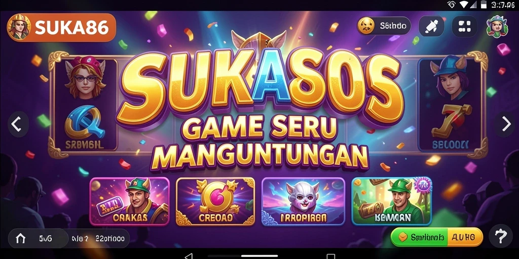 Tampilan menarik gameplay slot SUKA86 yang menegangkan.