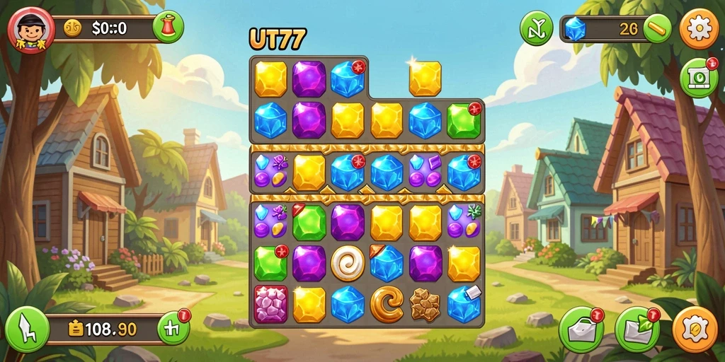 Tampilan menarik gameplay UT77 yang mengasyikkan.