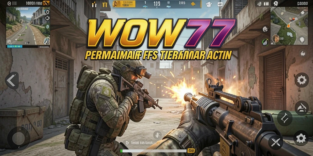 Tangkapan layar dari gameplay WOW77 dengan aksi pertempuran seru.