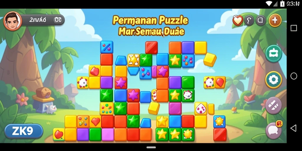 Tampilan gameplay ZK9 yang menarik dan menantang