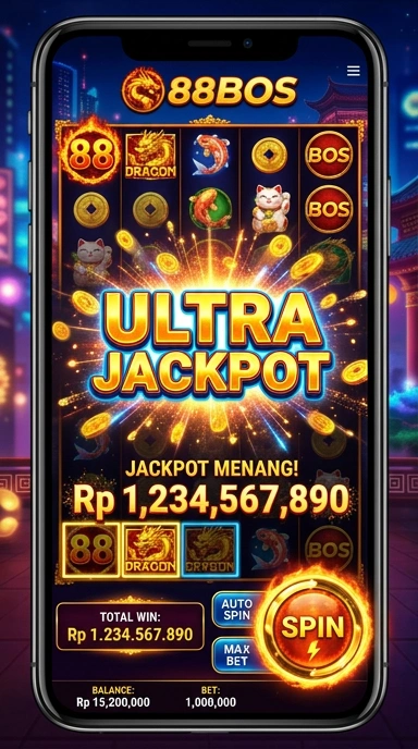 Tampilan antarmuka pengguna 88bos yang sederhana dan mudah dinavigasi.